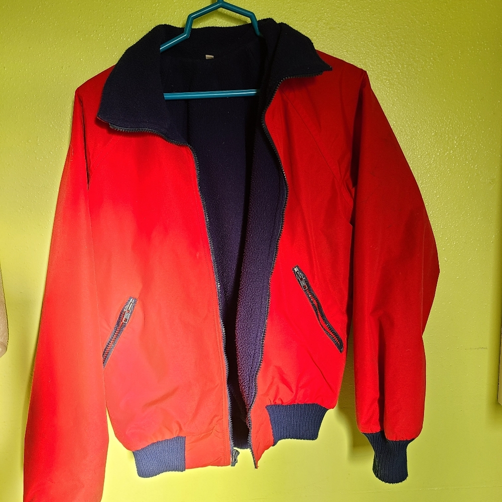 Patagonia Shelled Synchilla Medium Red and Blue